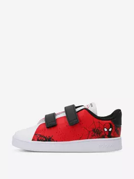 Кеды для мальчиков adidas Advantage Spider-Man CF I, Красный, размер 21