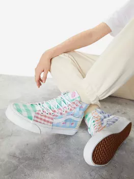 Кеды женские Vans SK8-Hi Tapered, Голубой