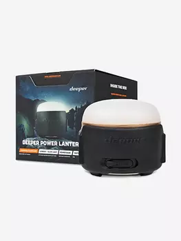 Кемпинговый фонарь Deeper 5400мАч с функцией powerbank, Черный