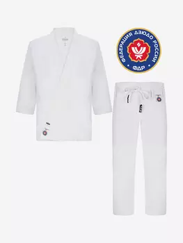 Кимоно для дзюдо Clinch Judo Red FDR белое, Белый