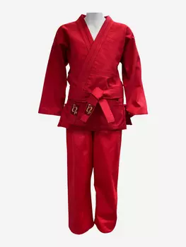 Кимоно костюм для универсального боя детский ТОР, Красный