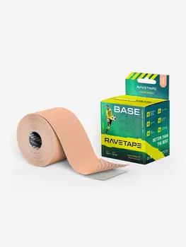 Кинезиотейп RaveTape BASE 55, Бежевый