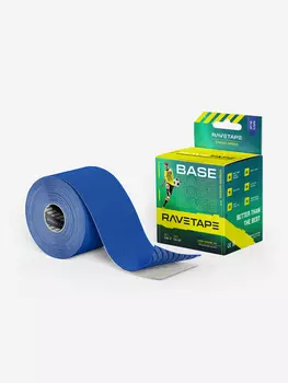 Кинезиотейп RaveTape BASE 55, Синий