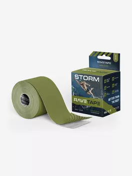 Кинезиотейп RaveTape STORM 55, Зеленый