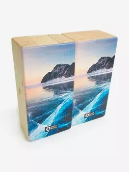 Кирпич для йоги Байкал Russian Spirit Collection 23 см х 11 см х 8 см, Бежевый