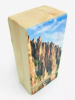 Кирпич для йоги Камчатка Russian Spirit Collection 23 см х 11 см х 8 см, Бежевый