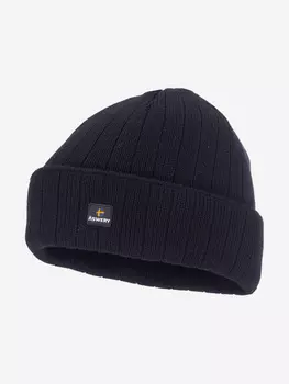 Классическая шерстяная мембранная мужская зимняя шапка Aswery Hunter, Черный