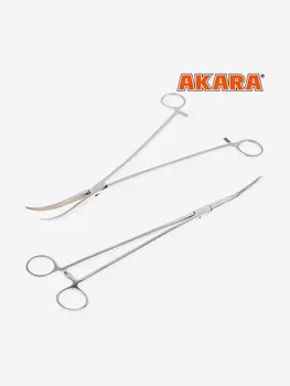 Клещи Akara FC 3802 10 см загнутые, Мультицвет
