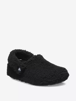Клоги детские Crocs Classic Cozzzy Slipper K, Черный