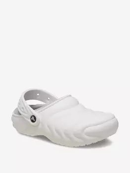 Клоги утепленные женские Crocs Classic Lined Overpuff Clog, Белый