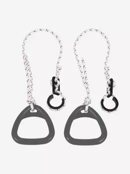 Кольца детские треугольные Sportlim Темно-серые, Серый