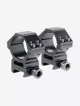 Кольца для прицела Veber 3021 H с окошком 5 мм, Черный