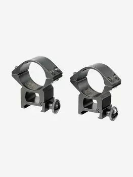 Кольца для прицела Veber 3021 H с окошком 10 мм, Черный