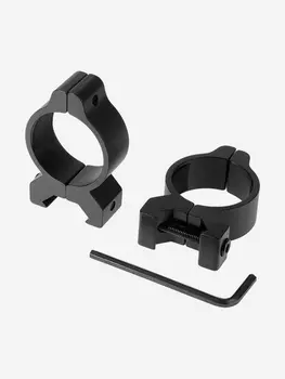Кольца для прицела Veber E 3021 L Weaver, Черный