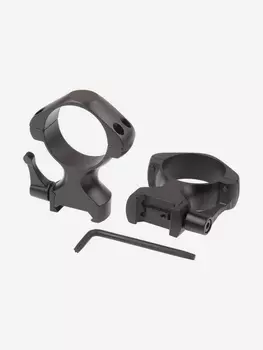 Кольца для прицела Veber E 3421 HS быстросъемные, Черный