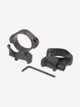 Кольца для прицела Veber E 3421 MS быстросъемные, Черный