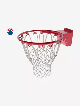 Кольцо баскетбольное №7 тр с амортизатором без сетки OLIMPCITI, Красный