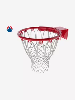 Кольцо баскетбольное №7 тр усиленное без сетки OLIMPCITI, Красный