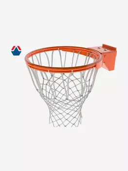 Кольцо баскетбольное pro с сеткой в комплекте OLIMPCITI, Оранжевый