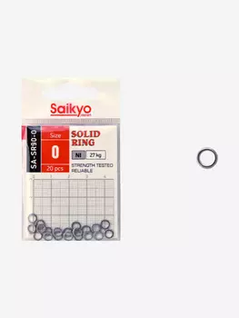 Кольцо неразъемное Saikyo SA-SR90-0 (1 упк. по 20 шт.), Серый