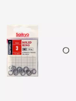 Кольцо неразъемное Saikyo SA-SR90-3 (1 упк. по 12 шт.), Серый