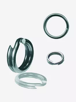 Кольцо заводное Stinger ST-6008-100 (1 упк 10 шт), Серебряный