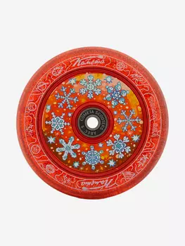 Колесо Комета Снежинки, 110мм, Красный