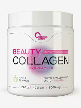 Коллаген Optimum System Apple, 240 г, Белый