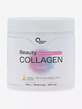 Коллаген Optimum System "Малина", 200 г, Белый