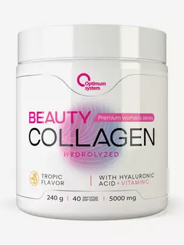 Коллаген Optimum System Tropic, 240 г, Белый