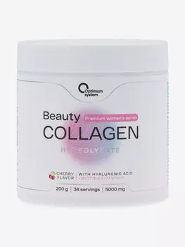 Коллаген Optimum System "Вишня", 200 г, Белый
