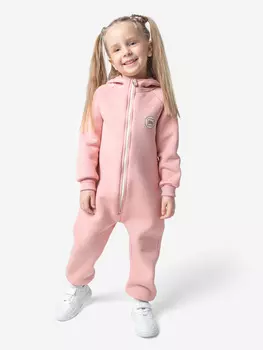 Комбинезон c клапаном трикотажный BUNGLY, Розовый