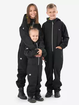 Комбинезон демисезонный Софтшелл CosmoTex, Черный