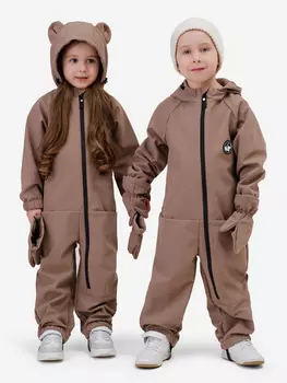 Комбинезон детский демисезонный Sherysheff В24238 Кофейный, Коричневый