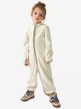 Комбинезон детский флисовый HAPPY BABY, Бежевый