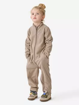 Комбинезон детский флисовый HAPPY BABY, Коричневый