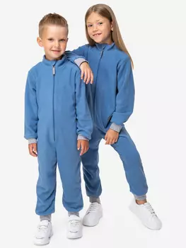 Комбинезон детский флисовый Happyfox, Голубой