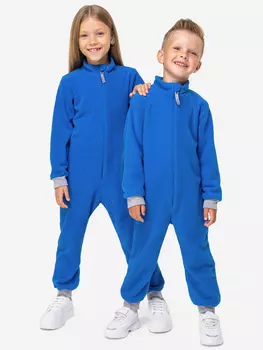 Комбинезон детский флисовый Happyfox, Синий