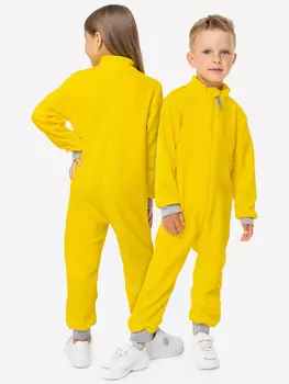 Комбинезон детский флисовый Happyfox, Желтый
