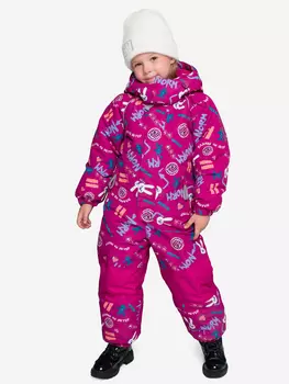 Комбинезон для девочек Pelican, зимний, Розовый