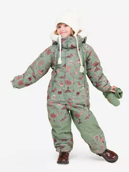 Комбинезон для девочек Pelican, зимний, Зеленый