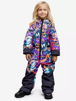 Комбинезон для девочки batik Бэрри мультиколор/чугунный, Мультицвет