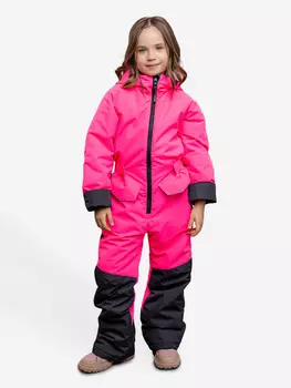 Комбинезон для девочки batik Бэрри ярко-розовый/чугунный, Розовый