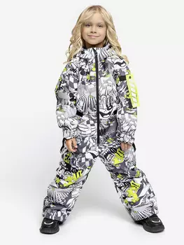 Комбинезон для девочки batik Селфи принт мультиколор, Мультицвет