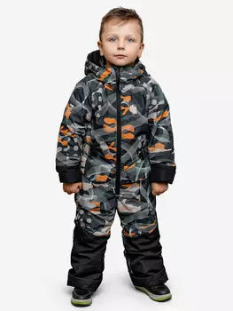 Комбинезон для мальчика batik Бэрри милитари черный, Черный