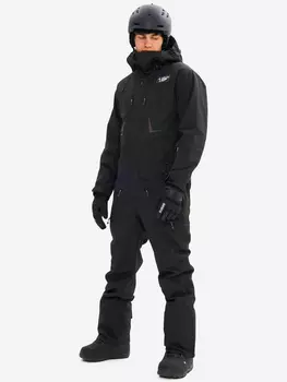 Комбинезон мужской Alpha Endless мембранный зимний горнолыжный, Черный