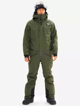 Комбинезон мужской Alpha Endless мембранный зимний горнолыжный, Зеленый