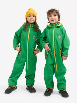 Комбинезон Softshell демисезонный "Ель", Зеленый