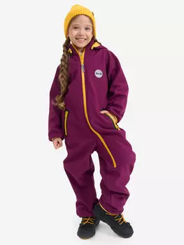 Комбинезон Softshell демисезонный "Слива", Фиолетовый