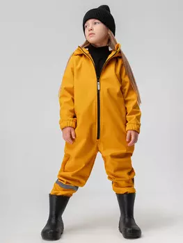 Комбинезон софтшелл для девочки bodo, Желтый